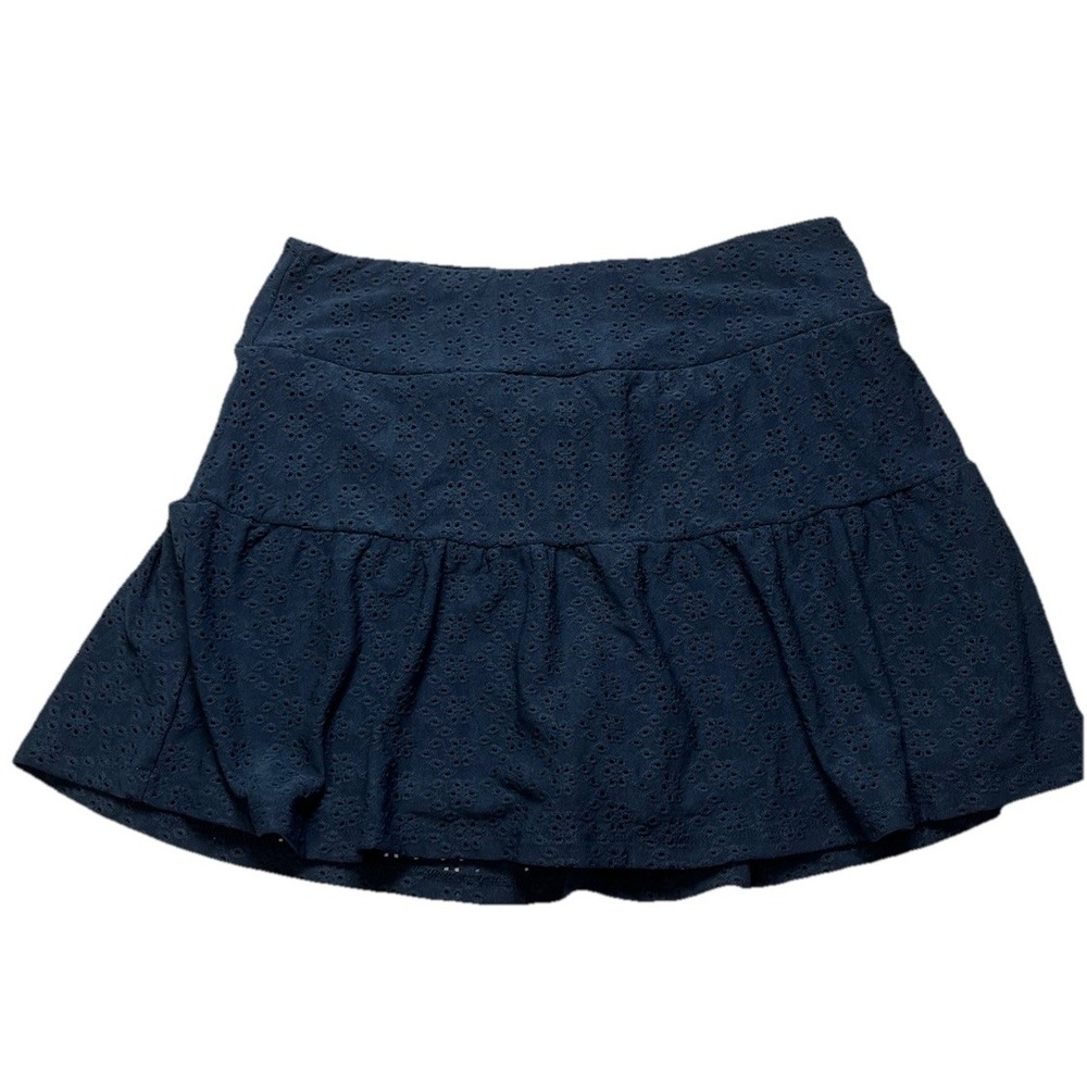 Kyodan‎ Navy Tiered Ruffle Skort Womens Medium Athleisure Tennis Skirt Shorts